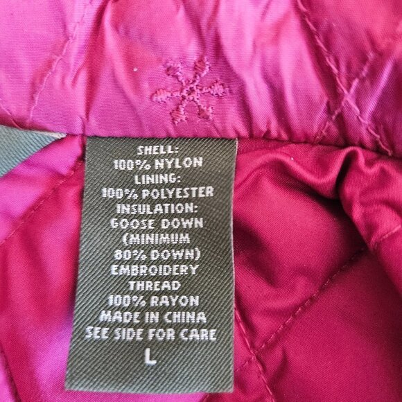 Eddie Bauer Nylon Goose Down Quilted Vest - Picture 10 of 14